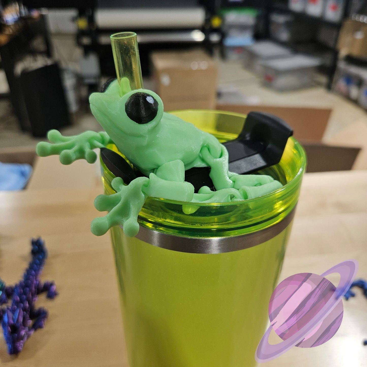 TREE FROG-3D PRINTED STRAW BUDDY - Like A Duchess
