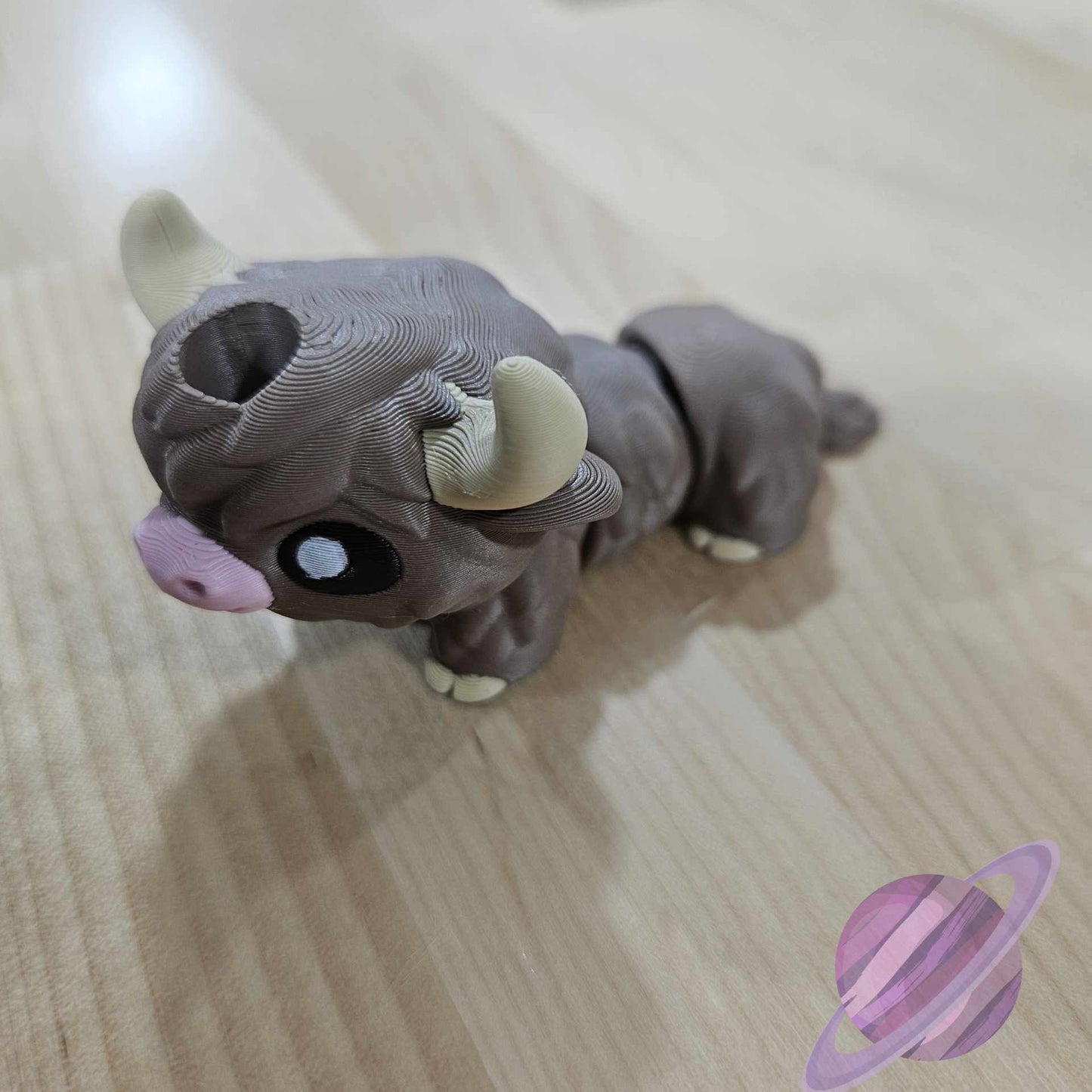 HIGHLAND COW-3D PRINTED STRAW BUDDY - Like A Duchess