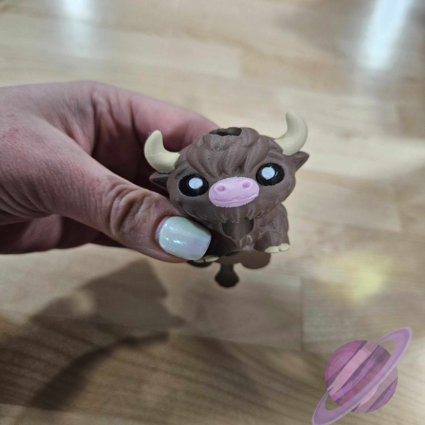 HIGHLAND COW-3D PRINTED STRAW BUDDY - Like A Duchess