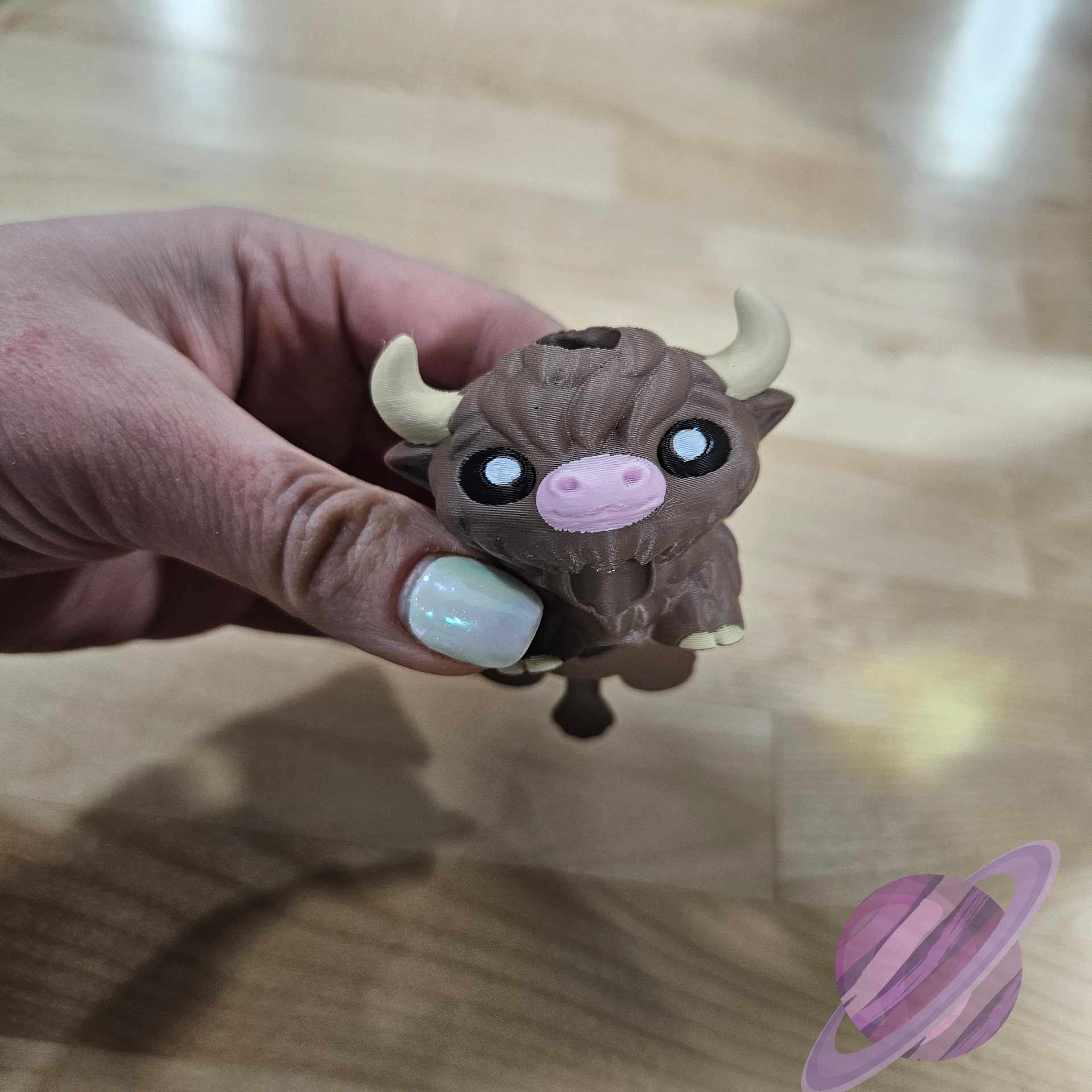 HIGHLAND COW-3D PRINTED STRAW BUDDY - Like A Duchess