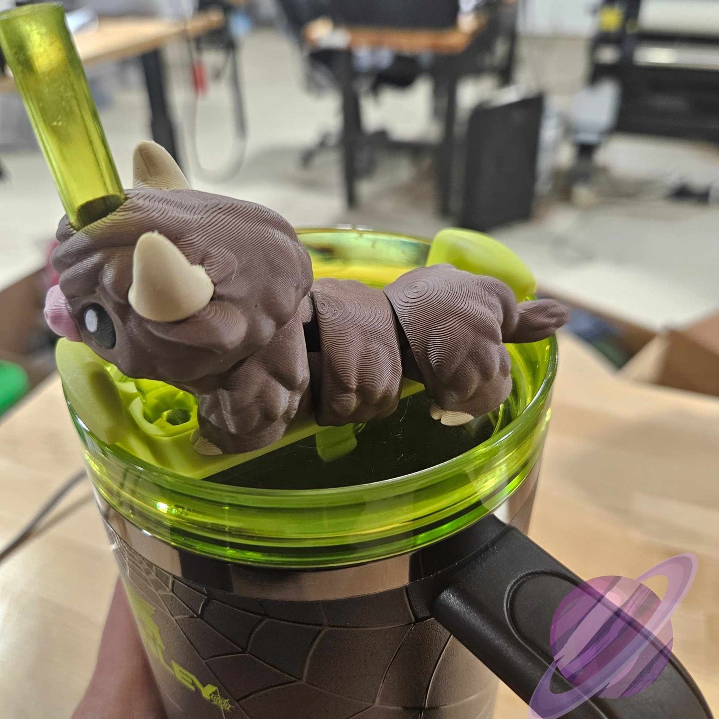 HIGHLAND COW-3D PRINTED STRAW BUDDY - Like A Duchess