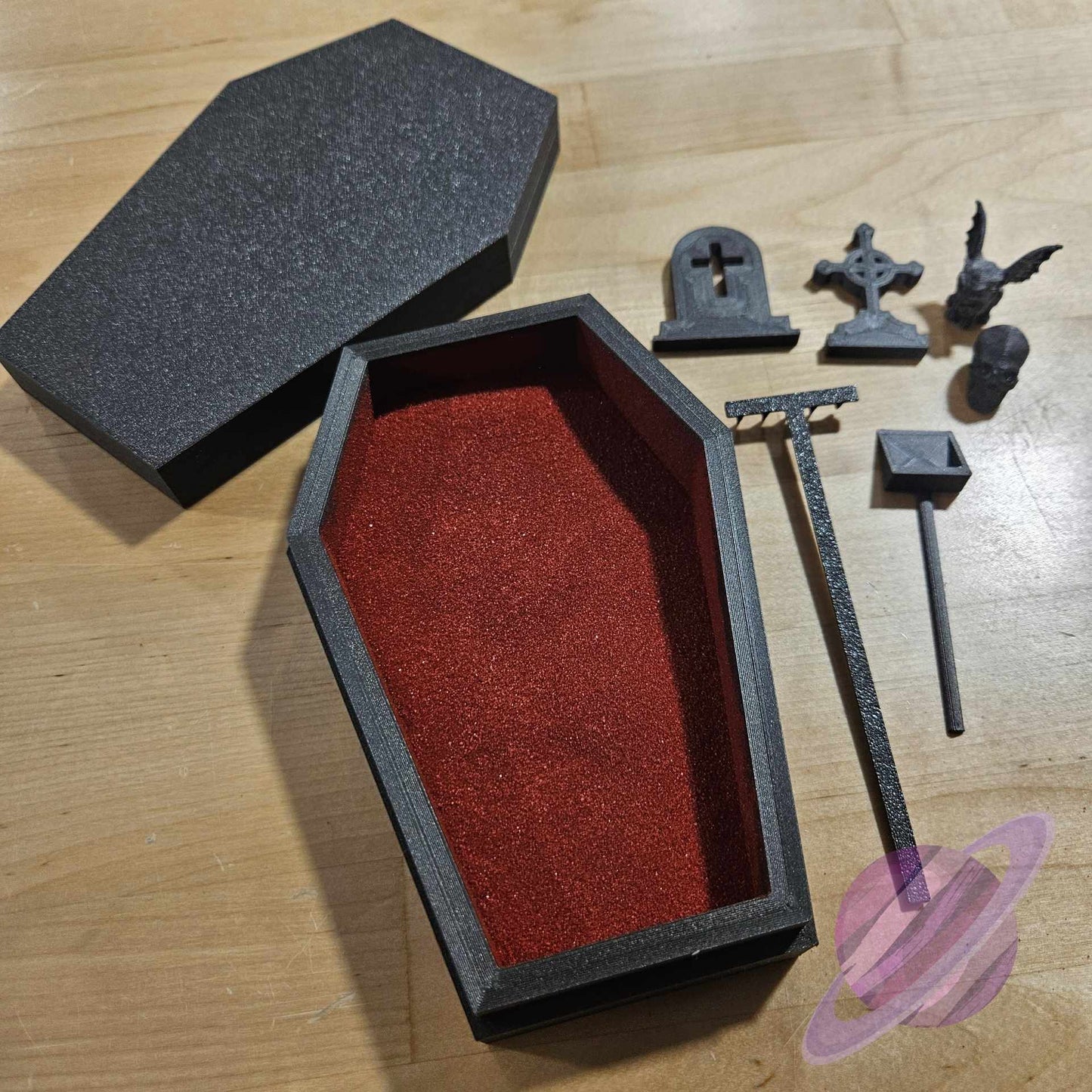 3D PRINTED SPOOKY COFFIN ZEN GARDEN - Like A Duchess