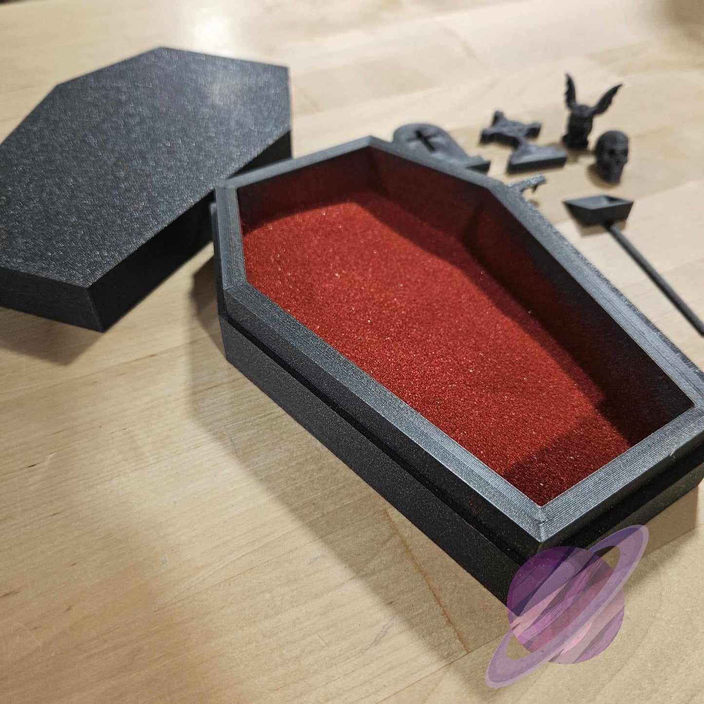 3D PRINTED SPOOKY COFFIN ZEN GARDEN - Like A Duchess