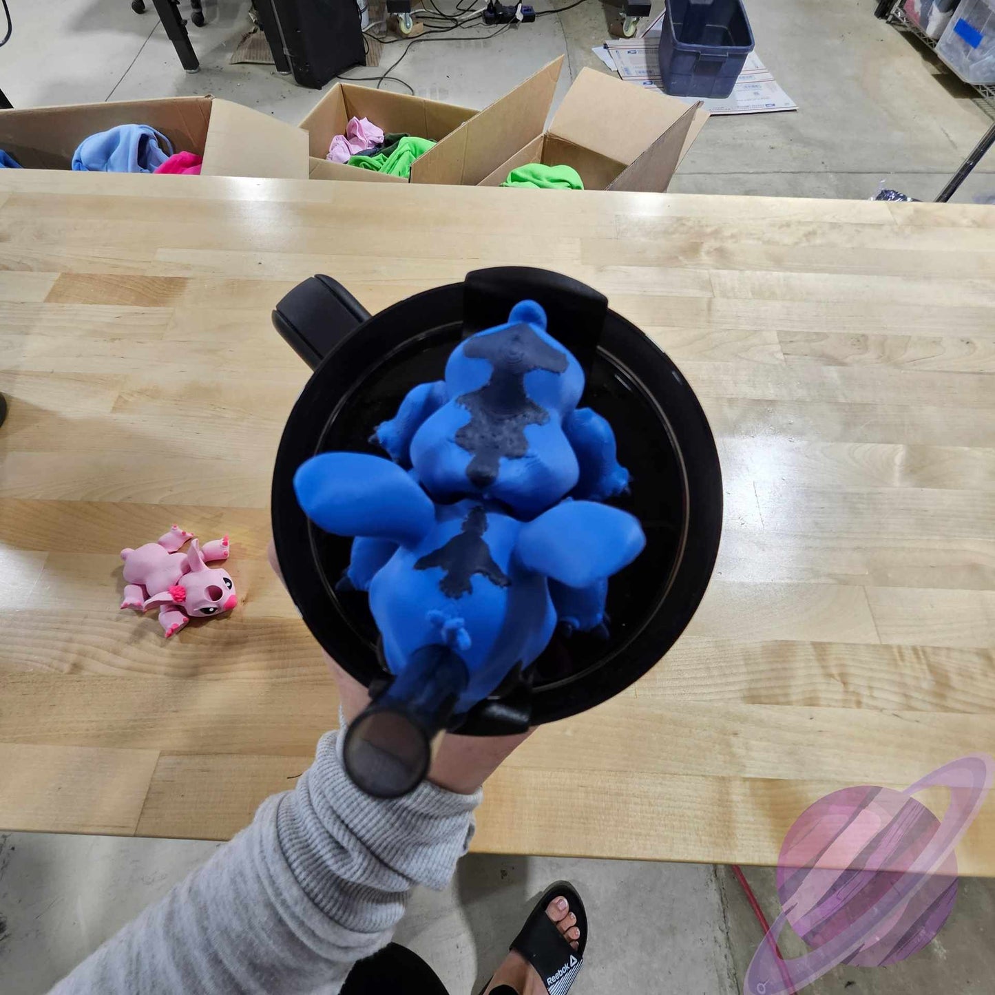 BLUE ALIEN-3D PRINTED STRAW BUDDY - Like A Duchess