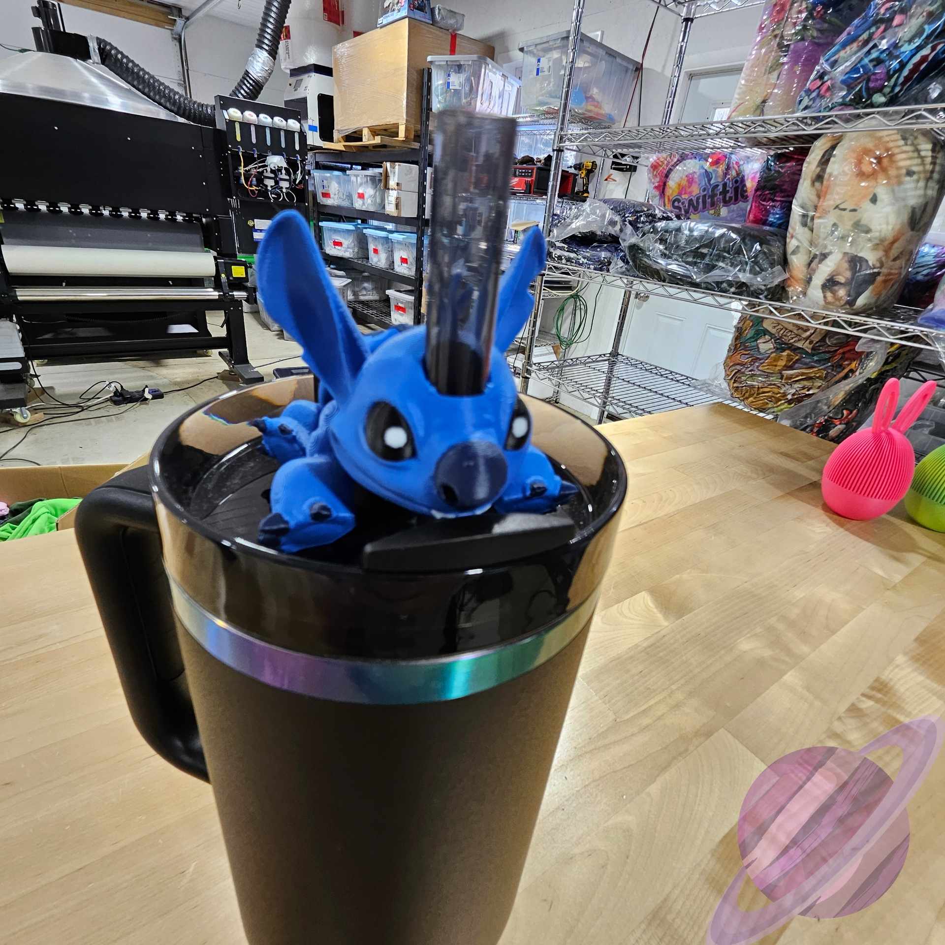 BLUE ALIEN-3D PRINTED STRAW BUDDY - Like A Duchess