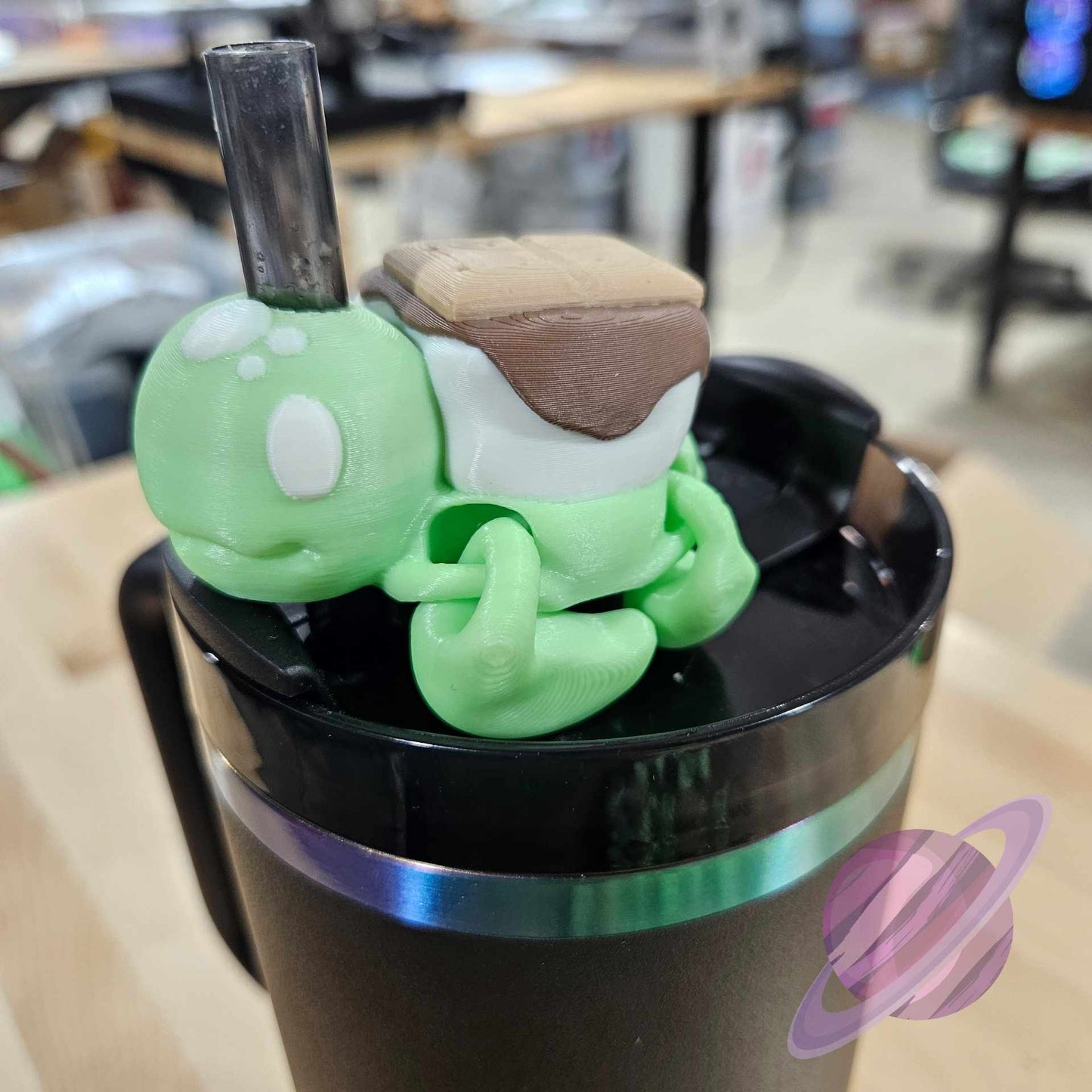SMORE TURTLE-3D PRINTED STRAW BUDDY - Like A Duchess