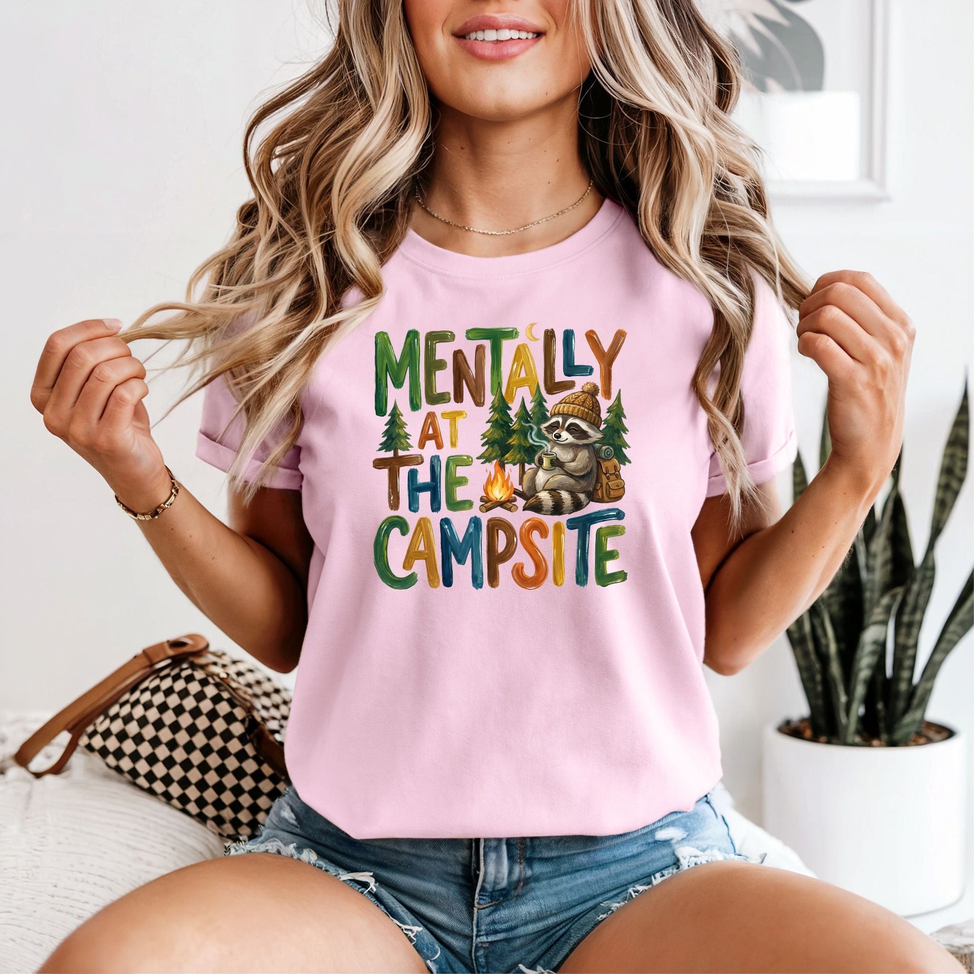Mentally At The Campsite Tshirt - Like A Duchess