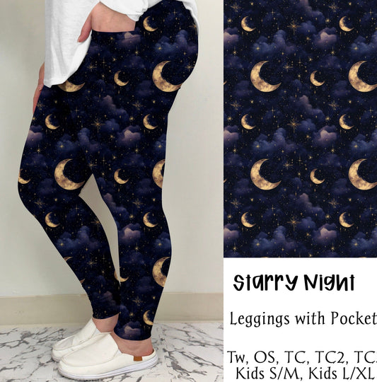 Starry Night Leggings/Joggers | Run ends 6/30 | ETA 42 Days - Like A Duchess