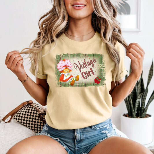 Vintage Girl Tshirt - Like A Duchess