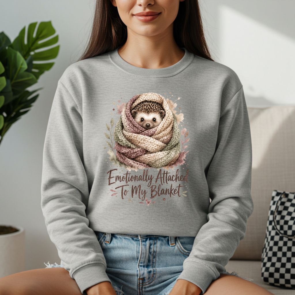 emotionally Attached To My Blanket Sweatshirt - Like A Duchess