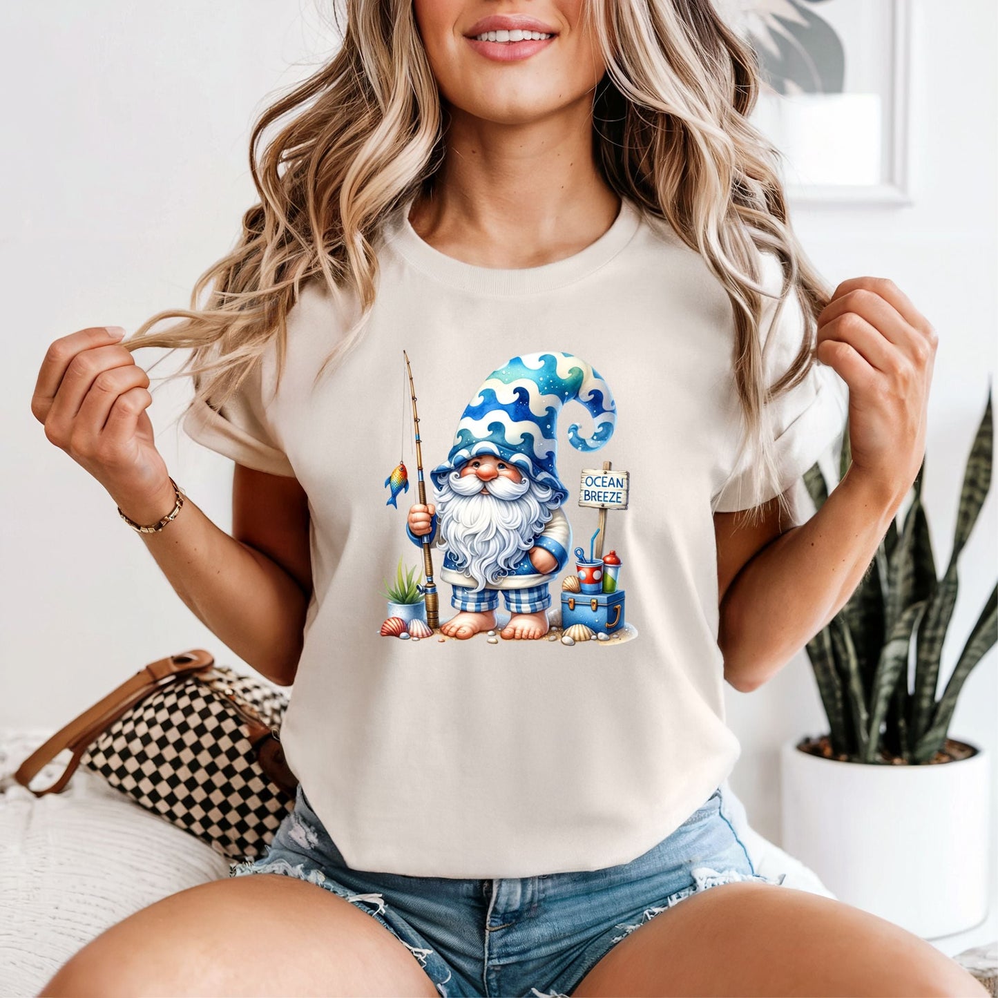 Ocean Breeze Gnome Tshirt - Like A Duchess