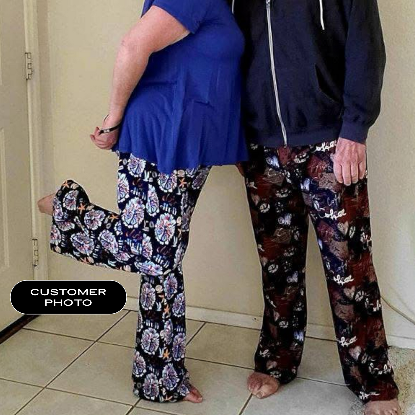 Butterfly Periwinkle Lounge Pants - Like A Duchess