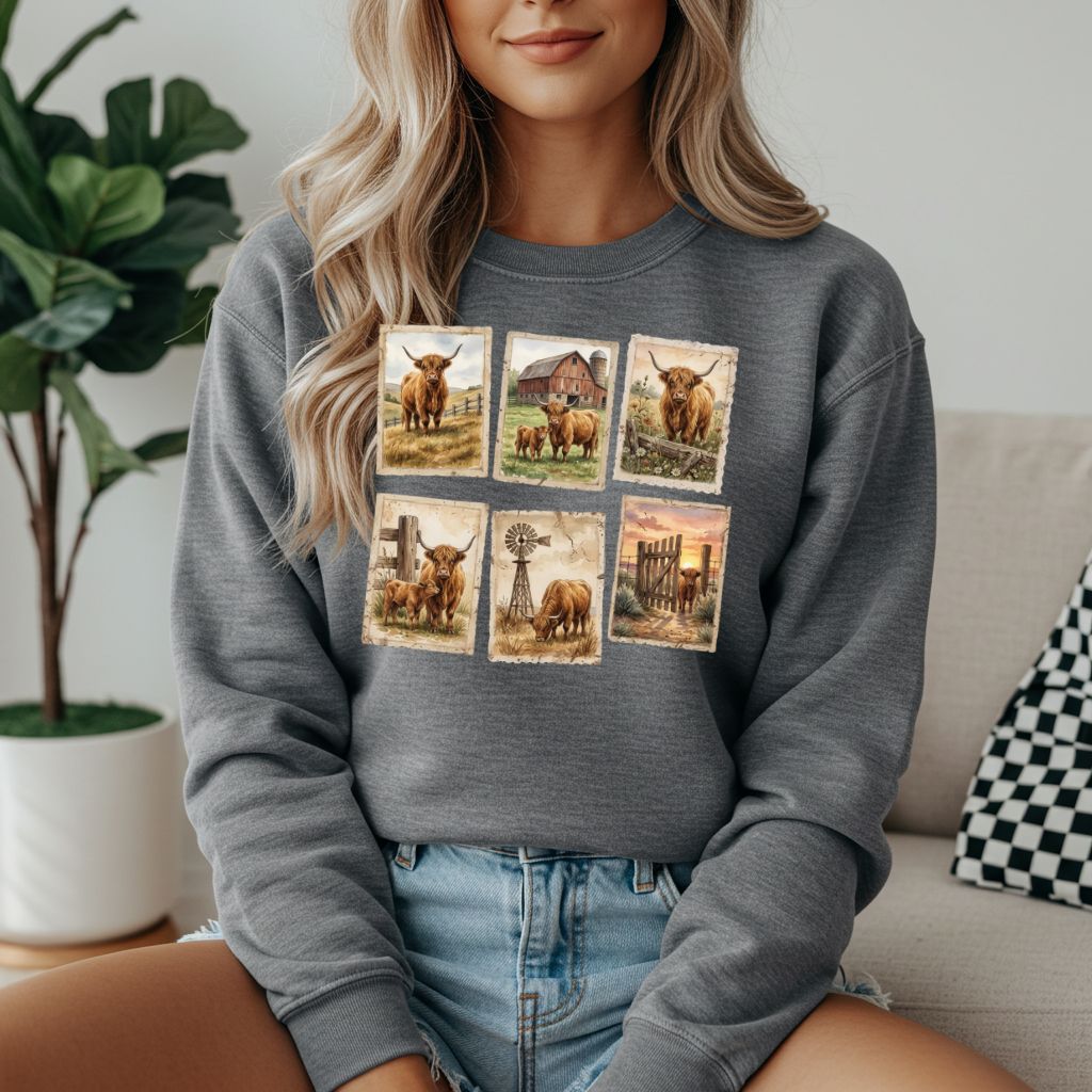 Highland Polaroid Sweatshirt - Like A Duchess
