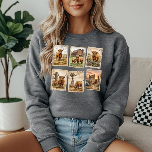 Highland Polaroid Sweatshirt - Like A Duchess