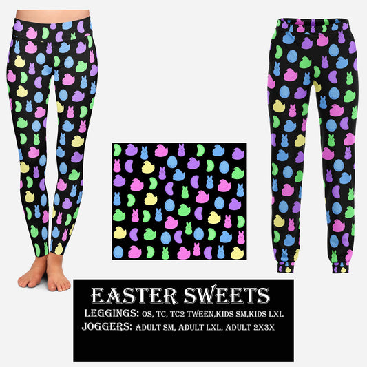 EASTER RUN- EASTER SWEETS LEGGINGS AND JOGGERS - Like A Duchess