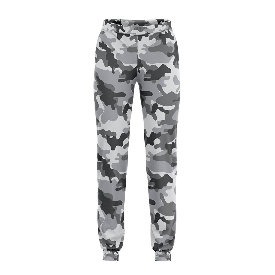 GREY CAMO JOGGERS