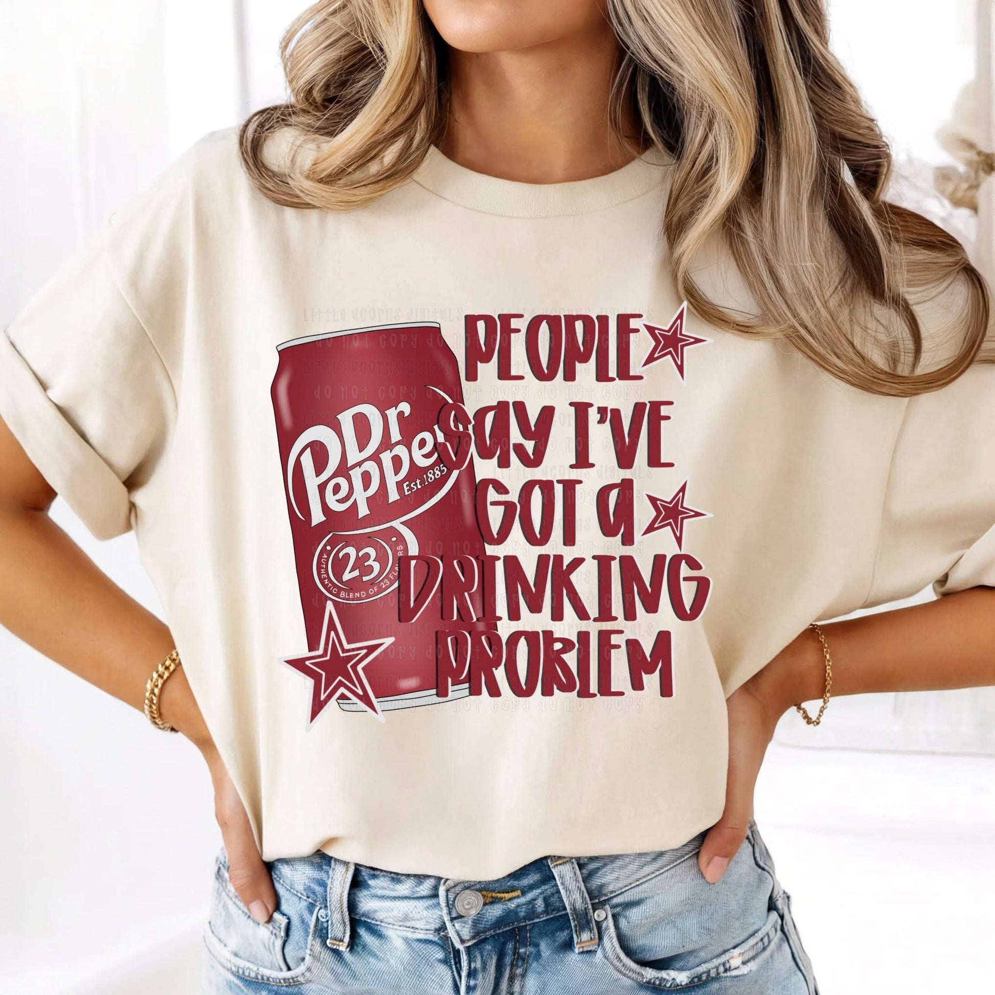 Drinkin Problem Dr P Tshirt - Like A Duchess