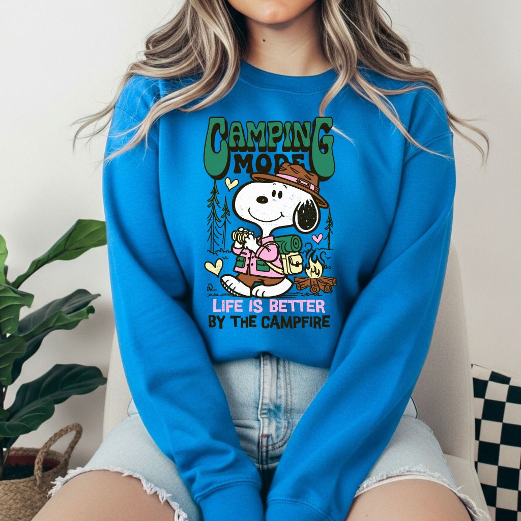 Camping Mode Sweatshirt - Like A Duchess