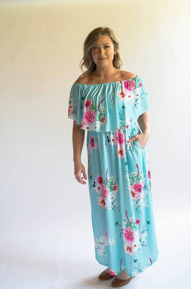 OFF THE SHOULDER MAXI DRESSES - Like A Duchess
