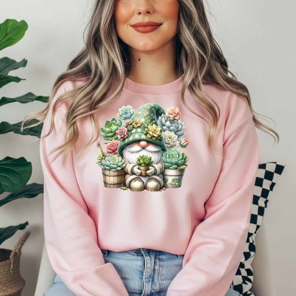 Succulent Gnome Sweatshirt - Like A Duchess