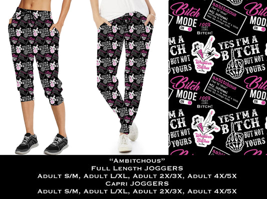 Ambitchous - Capri Joggers - Like A Duchess