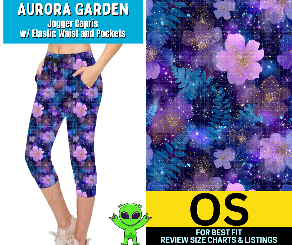 Aurora Garden Jogger Capri - Like A Duchess