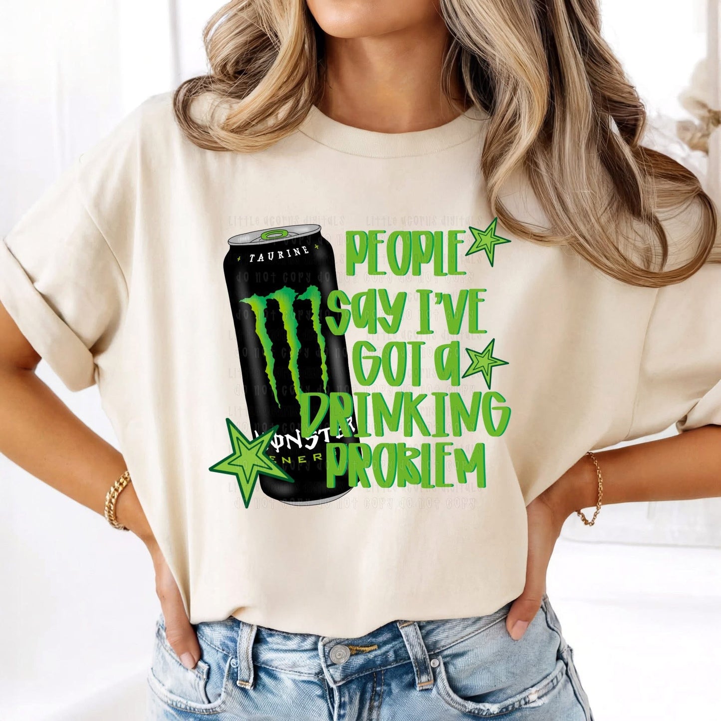 Drinkin Problem Monster Tshirt - Like A Duchess