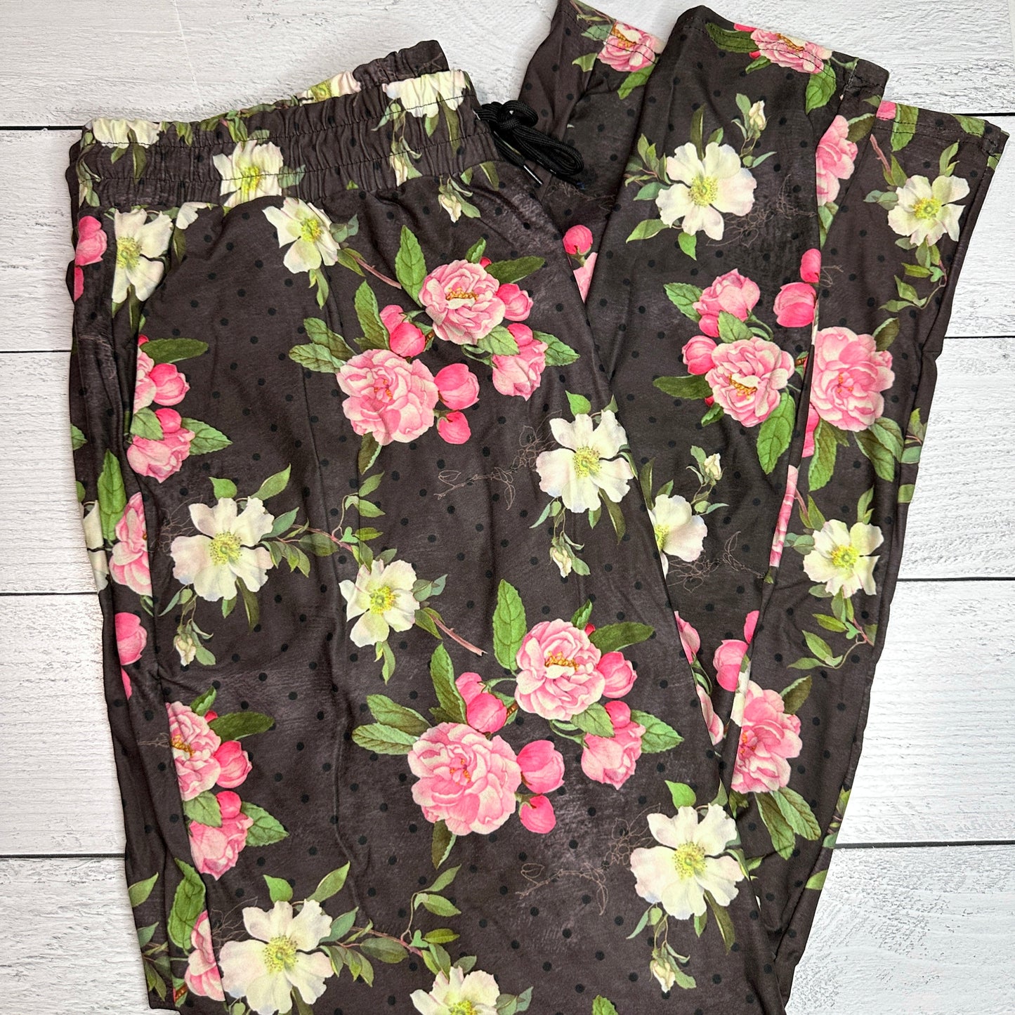 Blush Shabby Floral - Lounge Pants - Like A Duchess