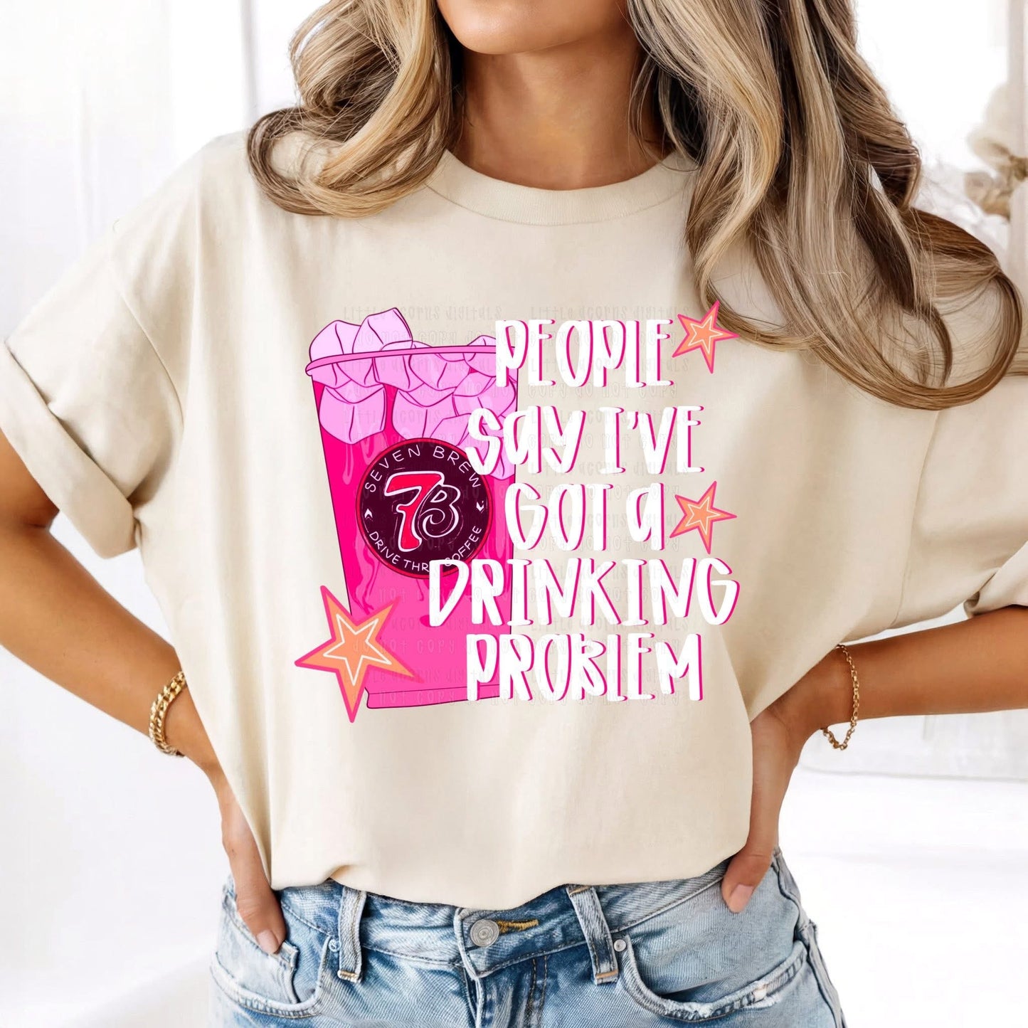 Drinkin Problem 7B Energy Tshirt - Like A Duchess