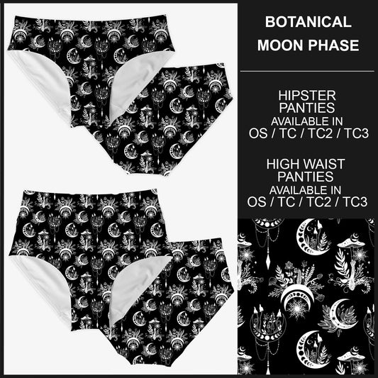 RTS - Botanical Moon Phase Panties - Like A Duchess