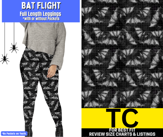 Bat Flight Full Length Leggings w/ Pockets - Like A Duchess
