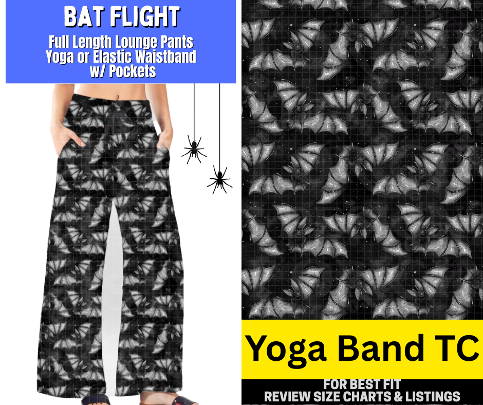 Bat Flight Full Length Lounge Pants - Like A Duchess