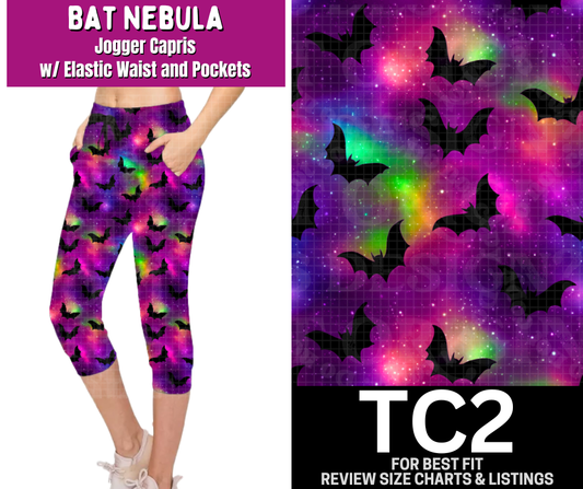 Bat Nebula Jogger Capri - Like A Duchess