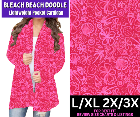 Bleach Beach Doodle Pocket Cardigan - Like A Duchess