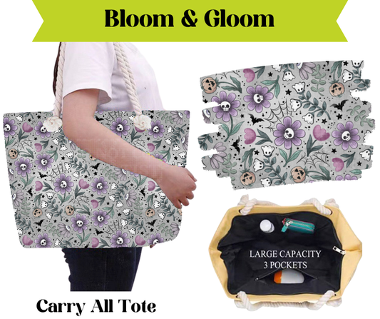 Bloom & Gloom Carry All Tote - Like A Duchess