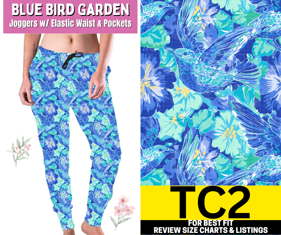 Blue Bird Joggers - Like A Duchess