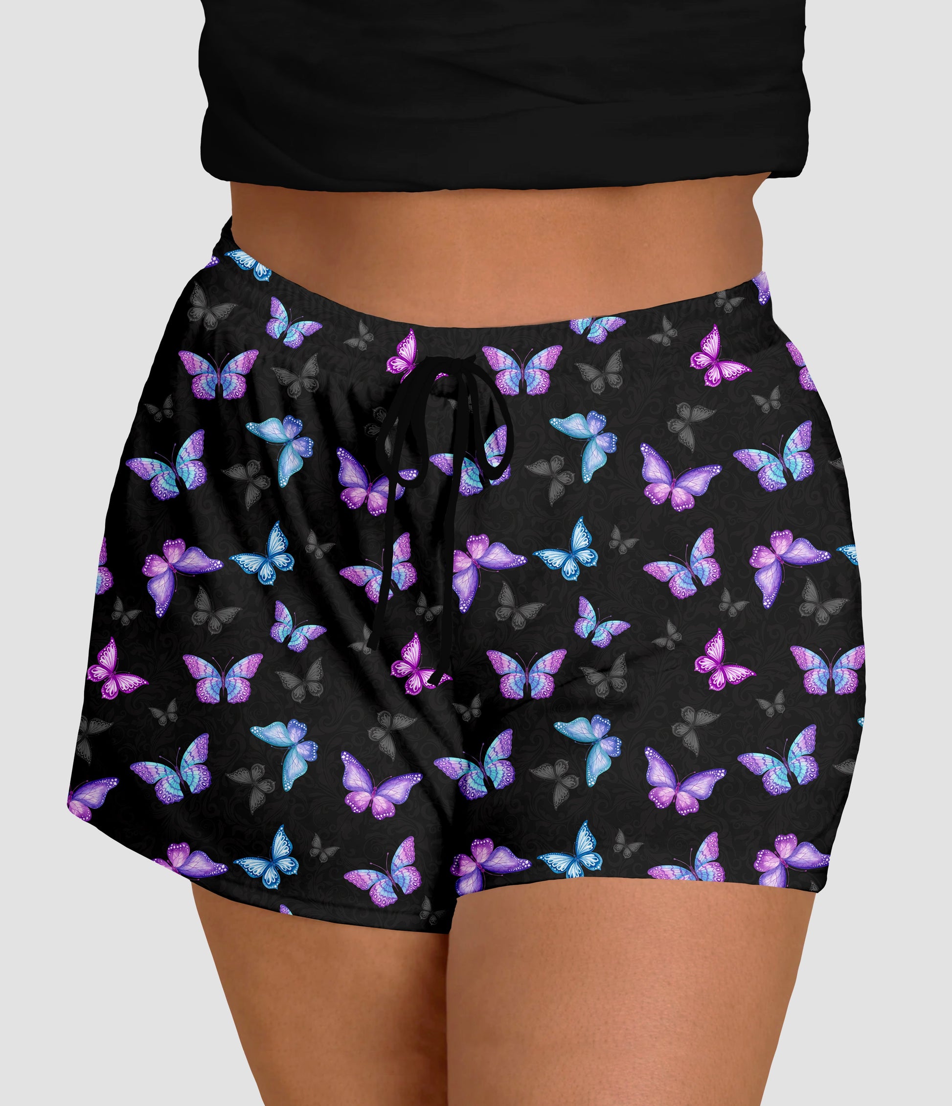 RTS - Butterflies Jogger Shorts - Like A Duchess