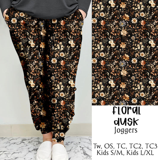 Floral Dusk Leggings/Joggers | Run ends 6/30 | ETA 42 Days - Like A Duchess