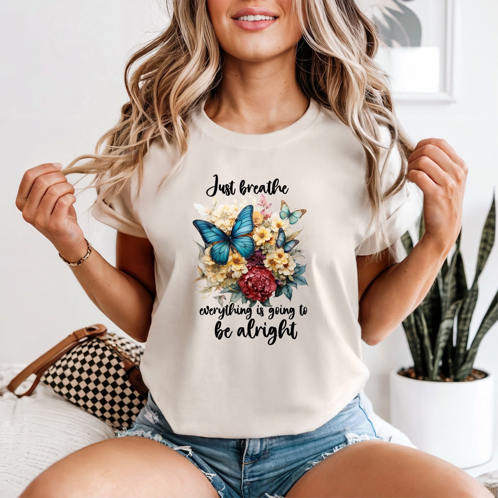 Just Breathe Everything’s Gonna Be Alright Tshirt - Like A Duchess
