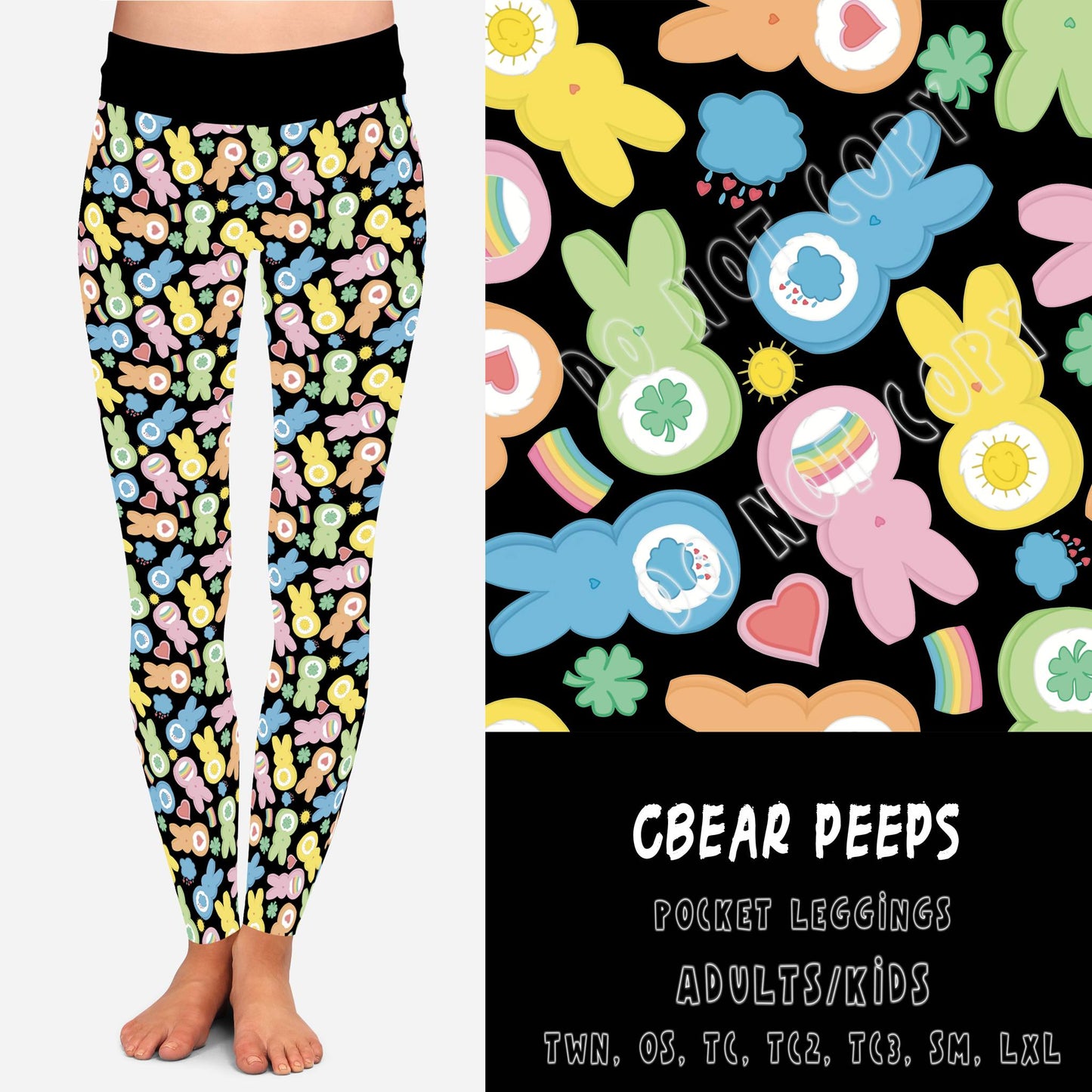 SPRING FLING-CBEAR PEEPS- LEGGINGS/JOGGERS - Like A Duchess