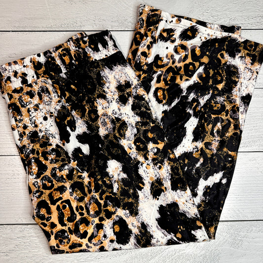 Cowhide & Leopard Lounge Pants - Like A Duchess