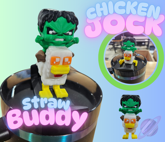CHICKEN JOCK-3D PRINTED STRAW BUDDY - Like A Duchess