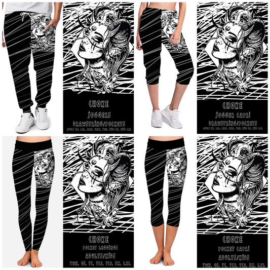 DARK TWISTED RUN- CHOKE-LEGGING/JOGGER - Like A Duchess