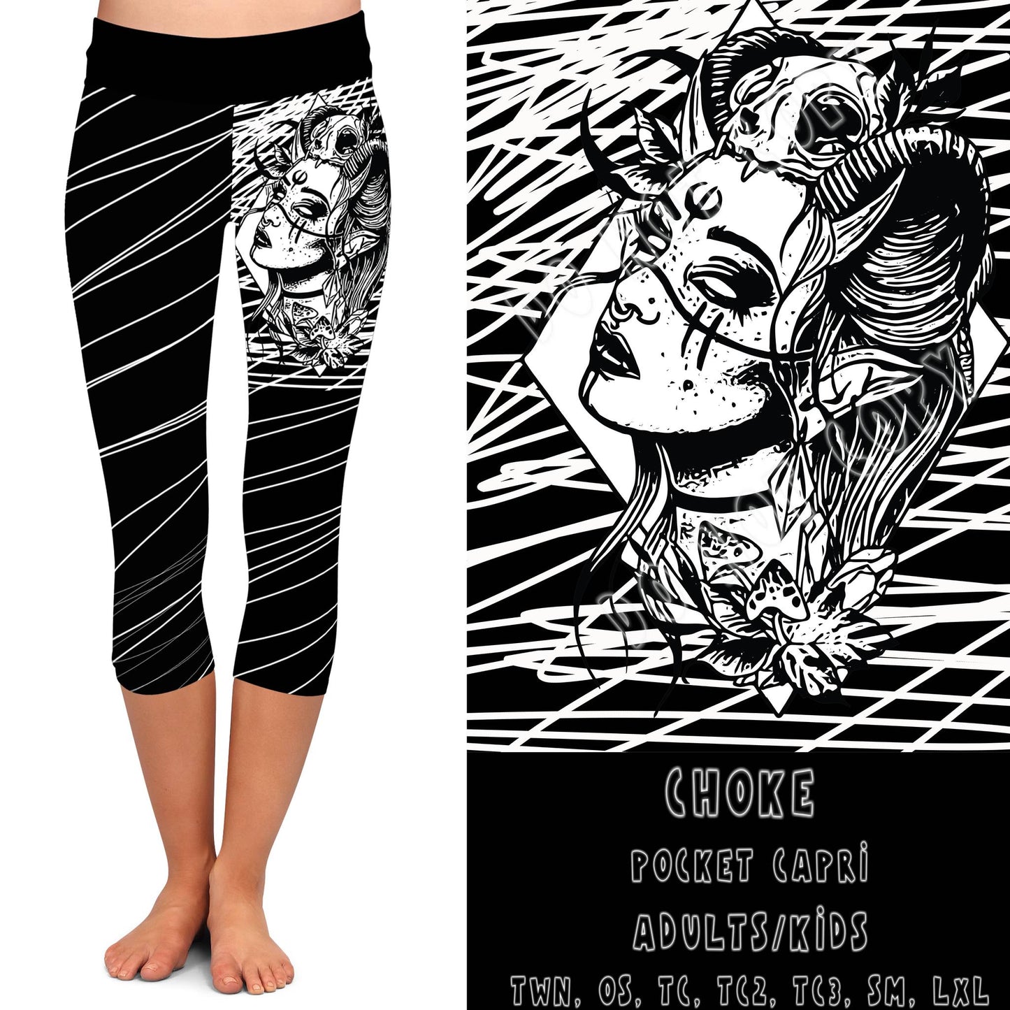 DARK TWISTED RUN- CHOKE-LEGGING/JOGGER - Like A Duchess