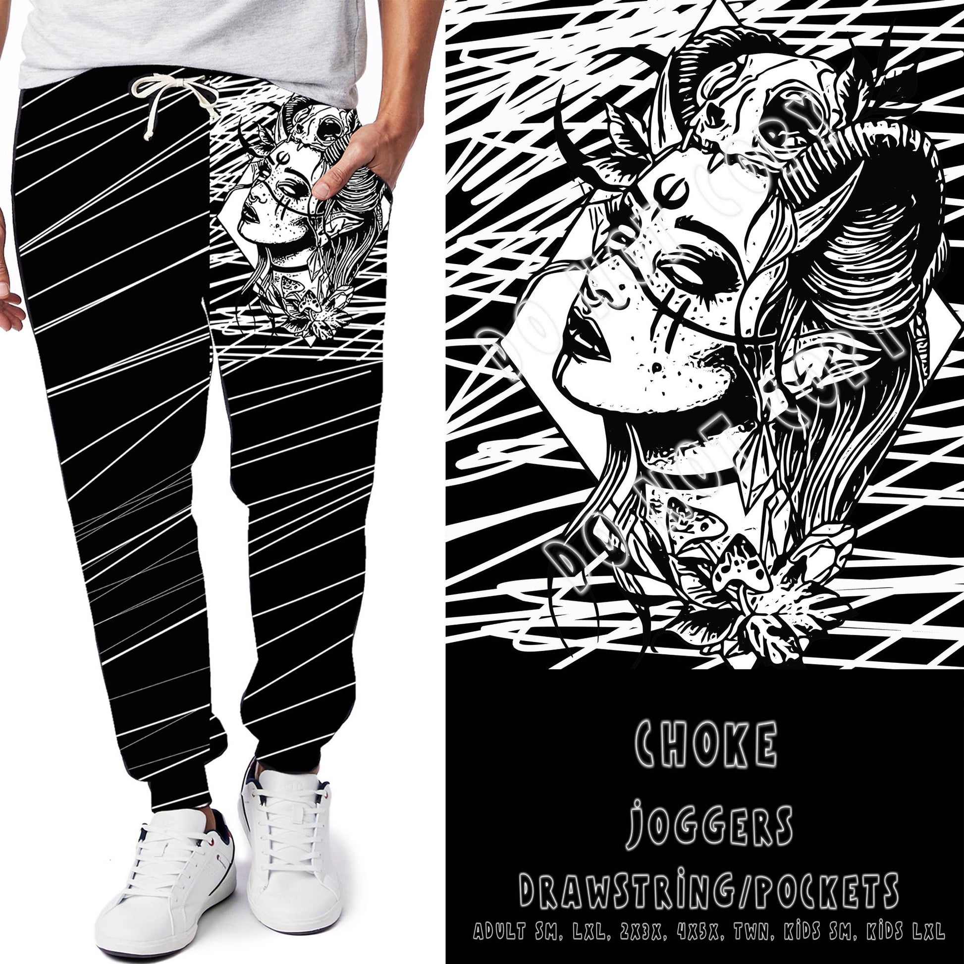 DARK TWISTED RUN- CHOKE-LEGGING/JOGGER - Like A Duchess