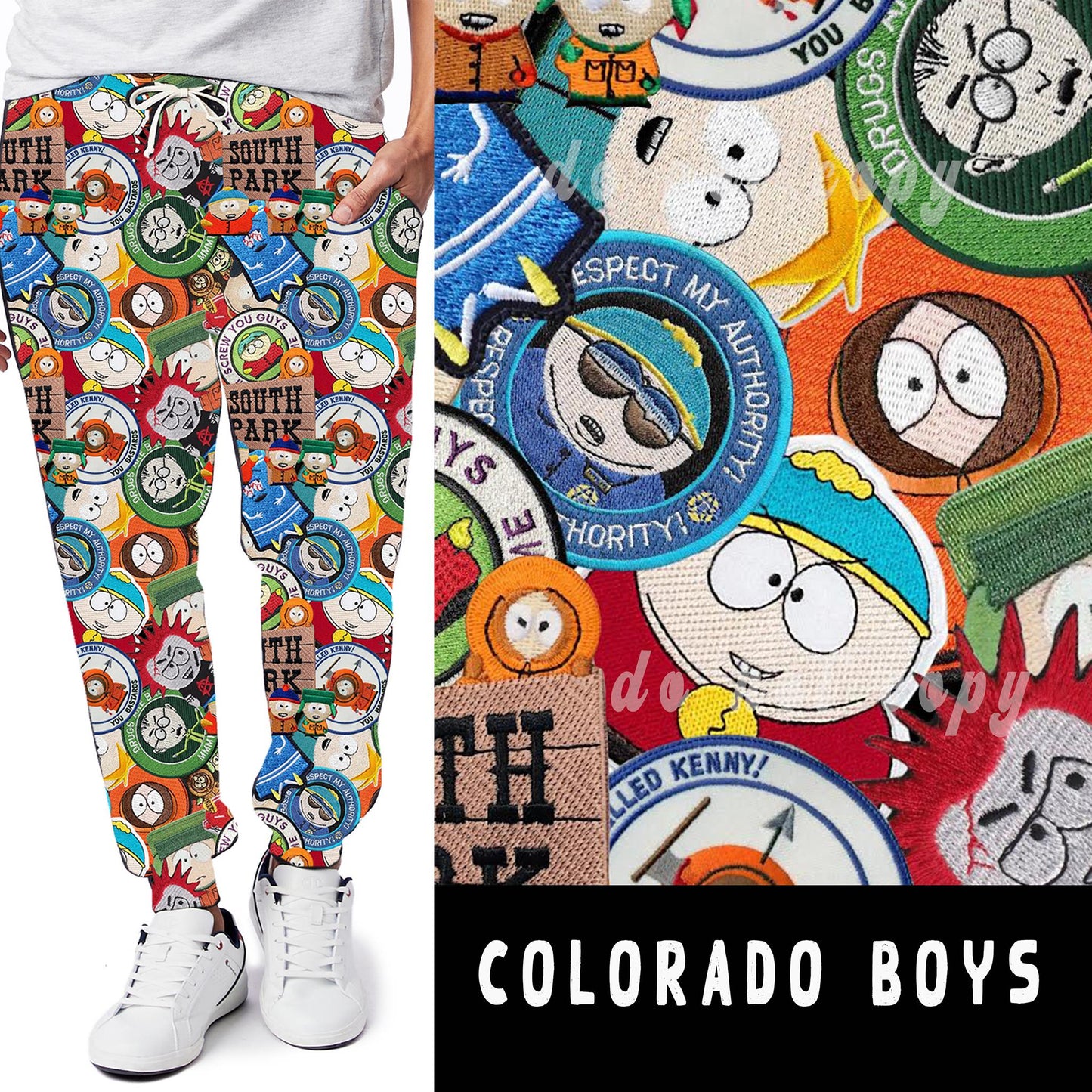 90'S TOON RUN-COLORADO BOYS LEGGINGS/JOGGERS - Like A Duchess