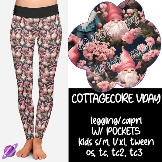 COTTAGECORE VDAY - VALENTINE RUN 1- LEGGING - Like A Duchess