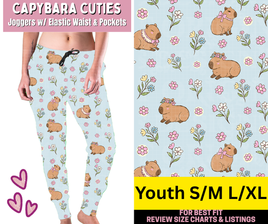 Capybara Cuties Joggers - Like A Duchess
