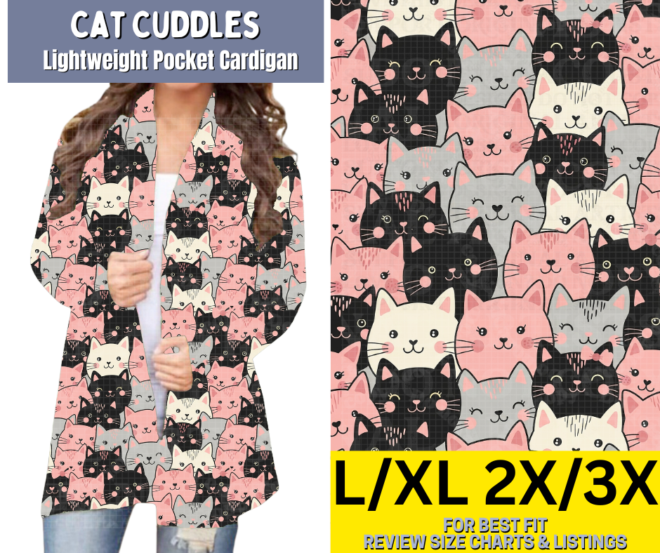 Cat Cuddles Pocket Cardigan - Like A Duchess