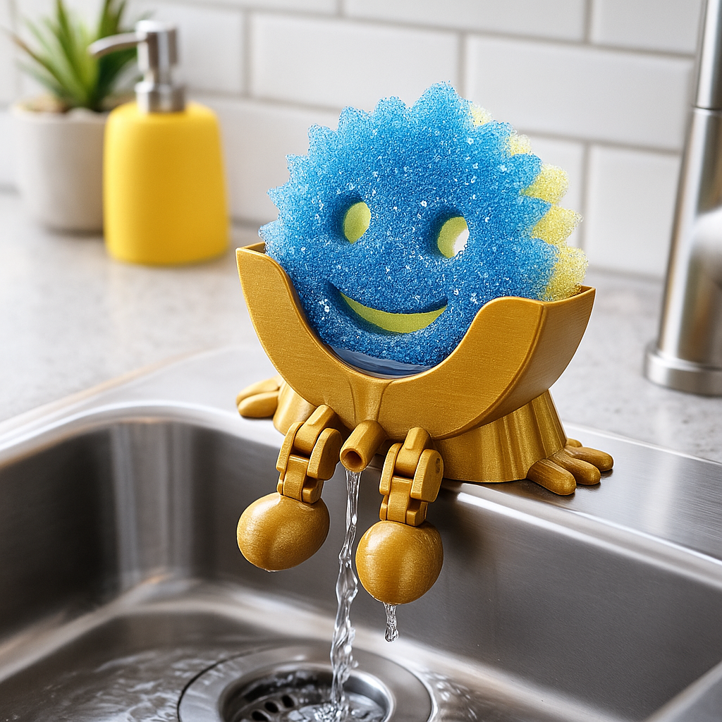 SCRUB DAD SPONGE HOLDER-3D PRINTED - Like A Duchess